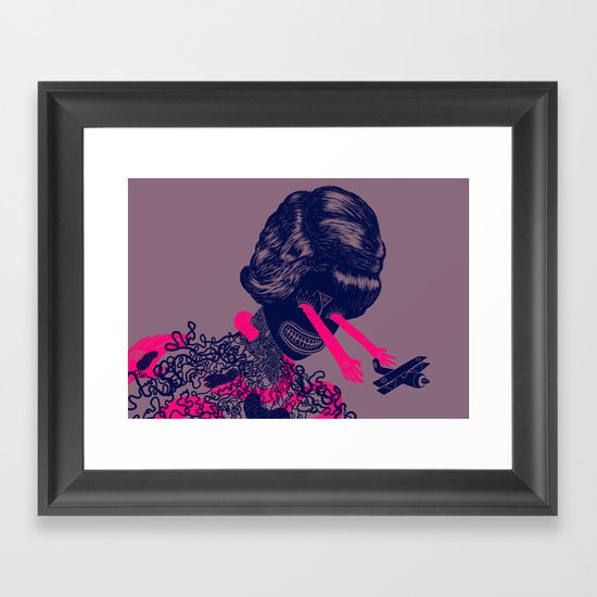 look into my beautiful eyes Framed Art Print
