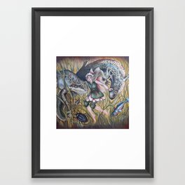 Pond Fairy Framed Art Print