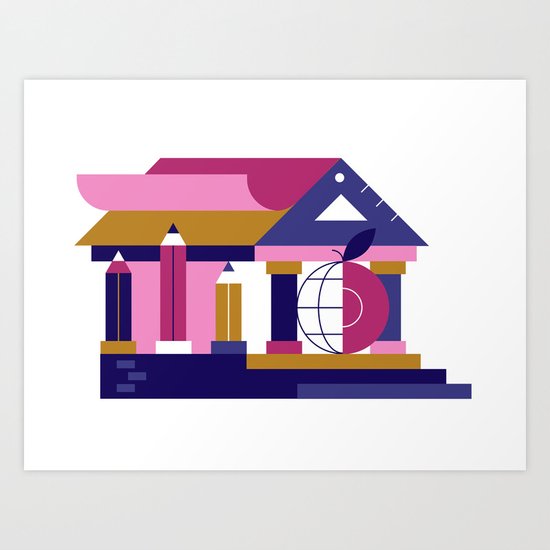 School Art Print