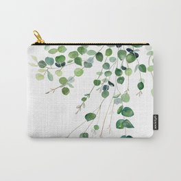 Eucalyptus Watercolor Carry-All Pouch