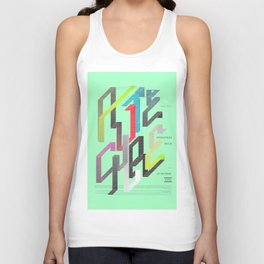 Autechre Oversteps Tour Poster Tank Top