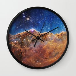 Carina Nebula JWST Webb Wall Clock | Nasa, Photo, Long Exposure, Hi Speed, Jwst, Space, Digital, Infrared 