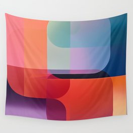 Color Gradients Geometric Abstract -#01 Wall Tapestry