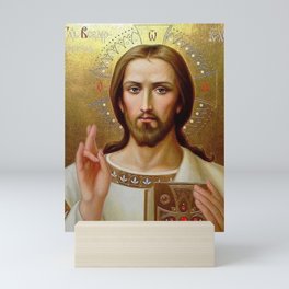 Jesus Christ icon Mini Art Print