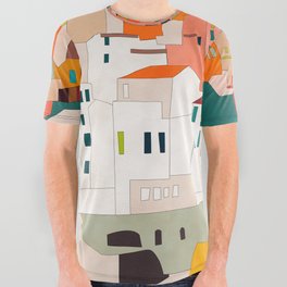 cinque terre All Over Graphic Tee