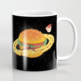 Galactic Cheeseburger & Fries Coffee Mug