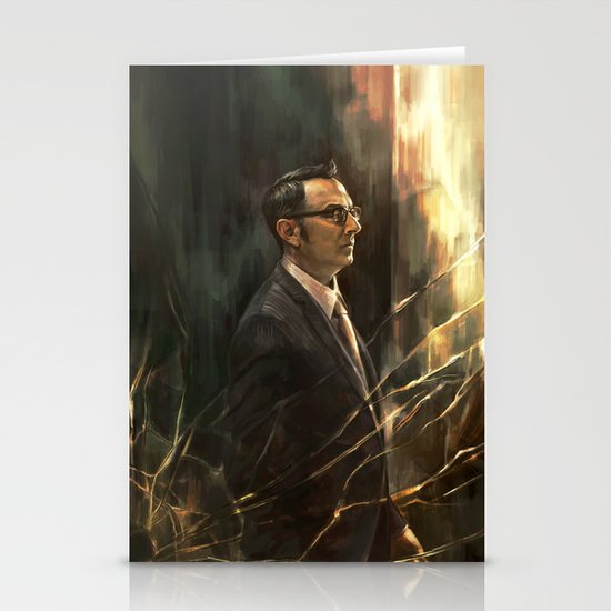 The Abyss Gazes Back Stationery Cards