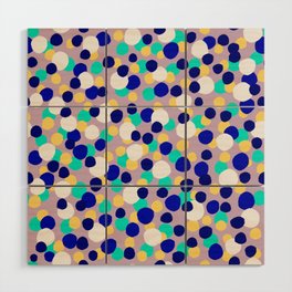 Dotted Canvas  Wood Wall Art