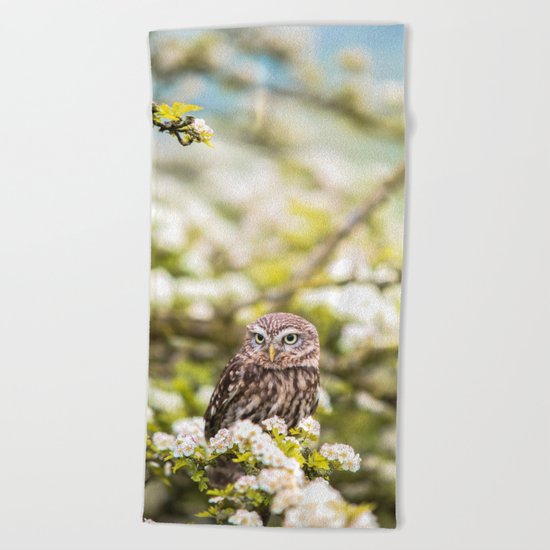 Wise Owl Beach Towel