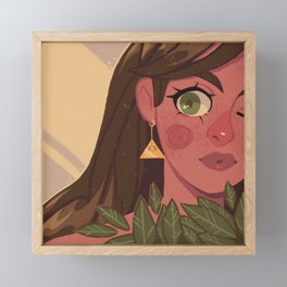 Girl Framed Mini Art Print