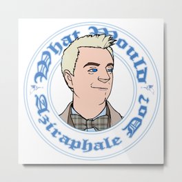 What Would Aziraphale Do? Metal Print