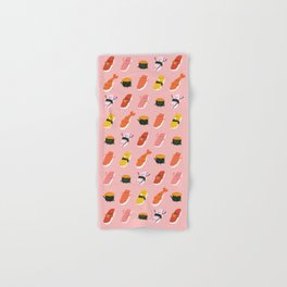 Sushi Kawaii Pink Hand & Bath Towel