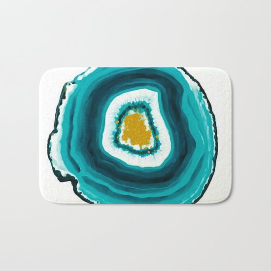 Agate Turquoise Bath Mat