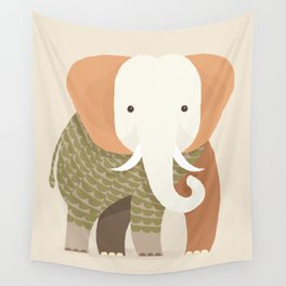 Whimsical Elephant Wall Tapestry