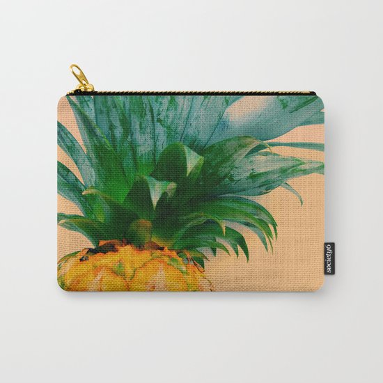 Pineapple in orange Carry-All Pouch