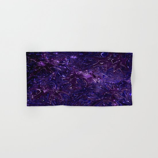 The Wolves Hidden in the Royal Purple Galaxy Hand & Bath Towel