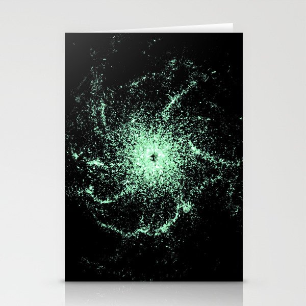 Abstract energy beam Stationery Cards