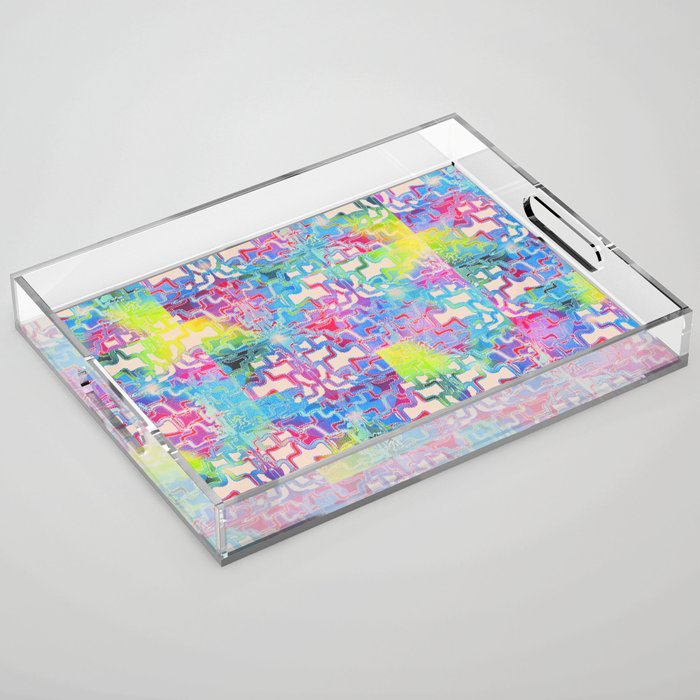Driving in Sunshine and Rainbows Acrylic Tray