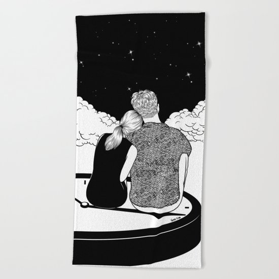 Time stands still Beach Towel