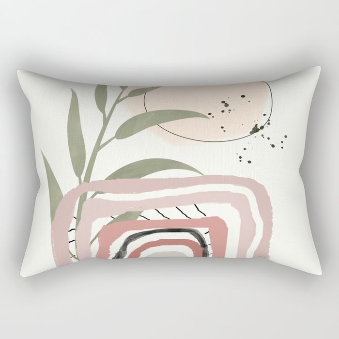 Abstract Minimal Art 52 Rectangular Pillow