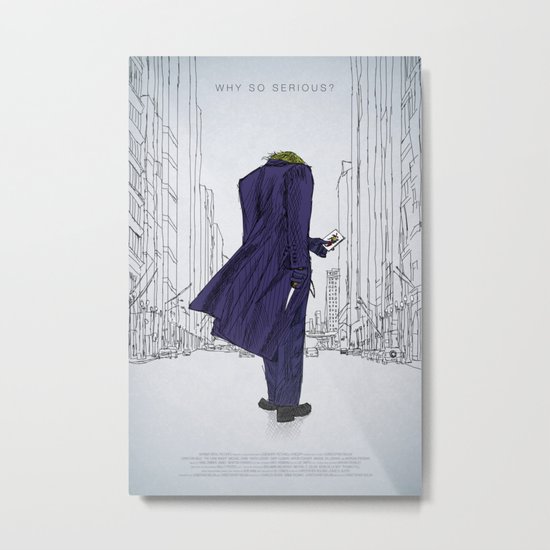 Why So Serious? Metal Print