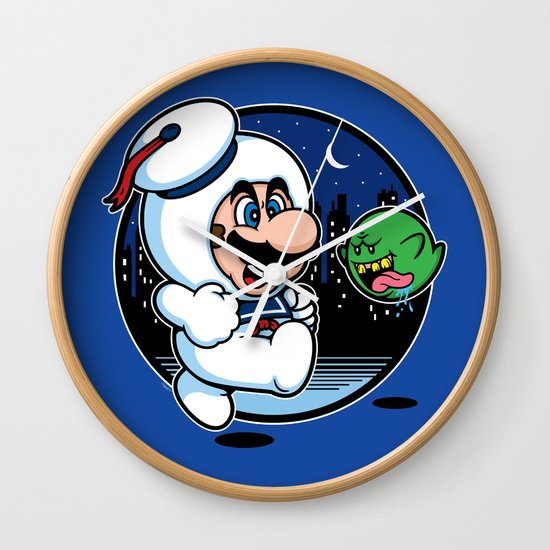 Super Marshmallow Bros. Wall Clock