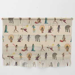 Mahabharata Characters Pattern Wall Hanging