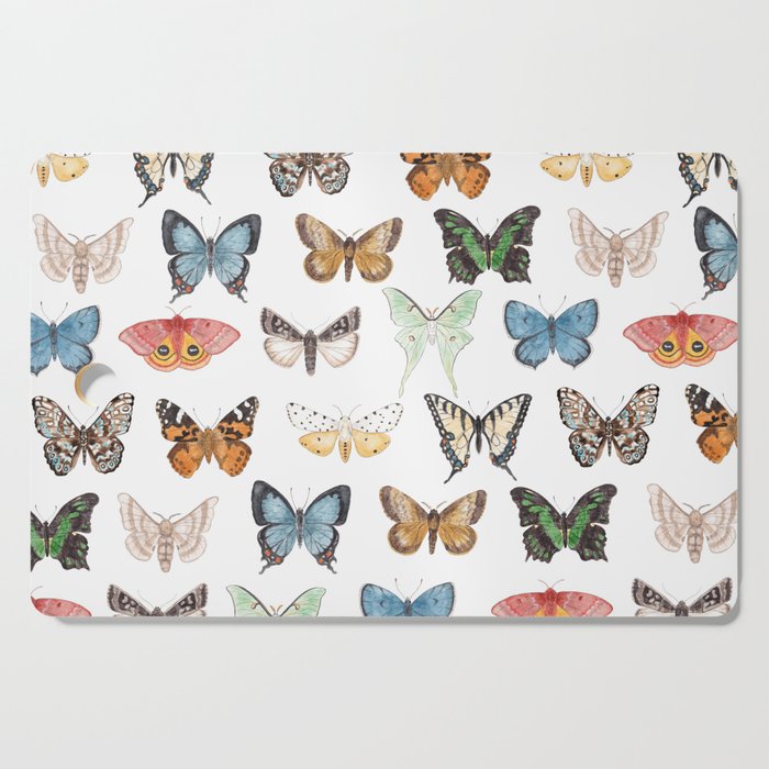Butterflies & Moths Cutting Board