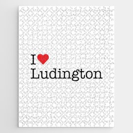 I Heart Ludington, MI Jigsaw Puzzle
