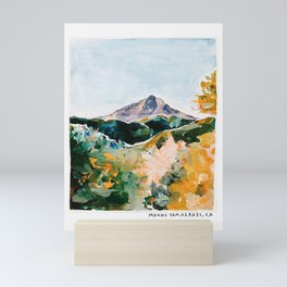 Mount Tam Marin County California Mini Art Print