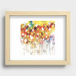 Painting about feeling like a dream Recessed Framed Print