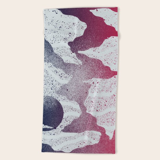 PLANET DUST Beach Towel