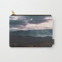 Illuminated mountains Carry-All Pouch