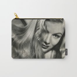 Veronica Lake black and white photography / black and white photographs Carry-All Pouch