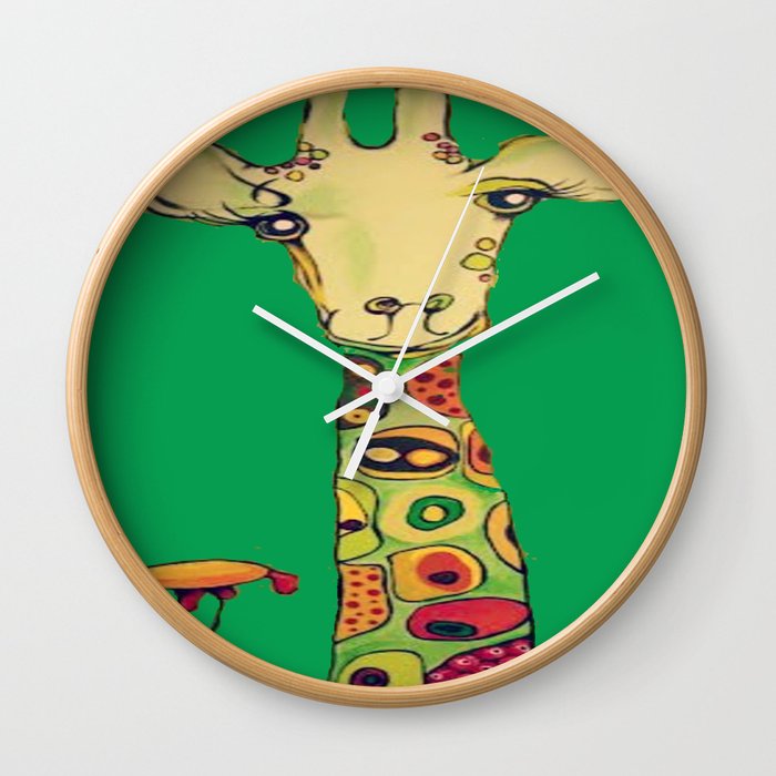Kallie's Giraffe Wall Clock