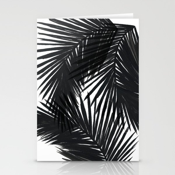 Palms Black Stationery Cards