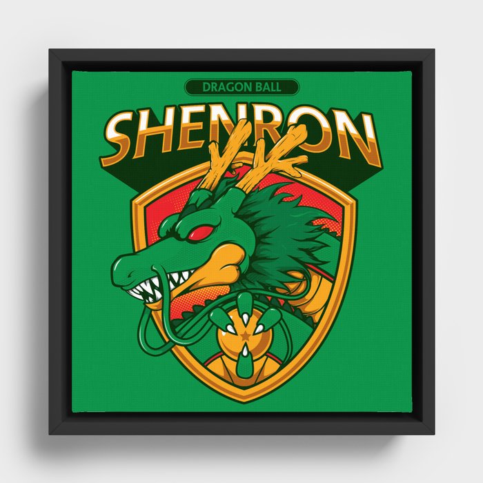 Shenron v1. Framed Canvas