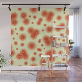 Delicate floral pattern Wall Mural