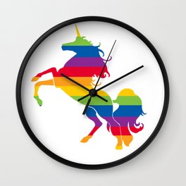 Gay Unicorn Wall Clock