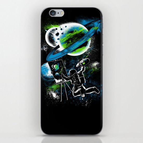space Painting iPhone & iPod Skin