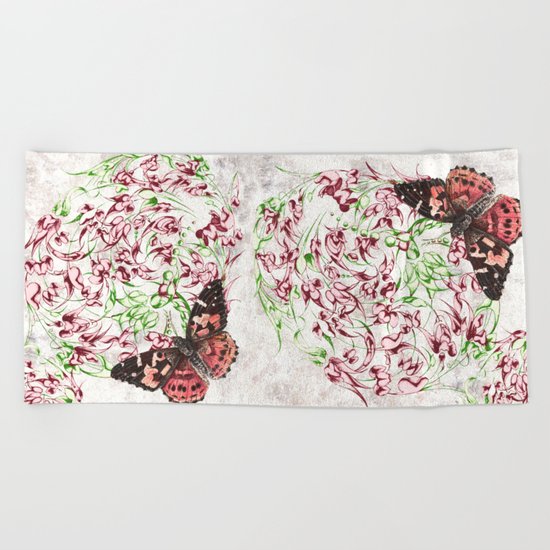 Treading lightly Beach Towel