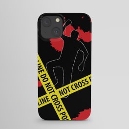 Crime Scene Design (Police Line Do Not Cross) iPhone Case