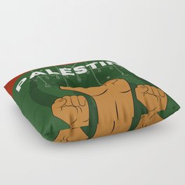Save Palestine Floor Pillow