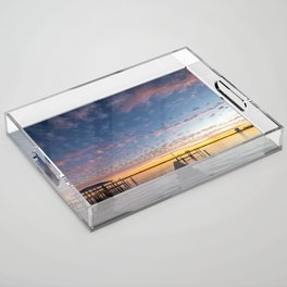 Cotton Candy Sunset Acrylic Tray