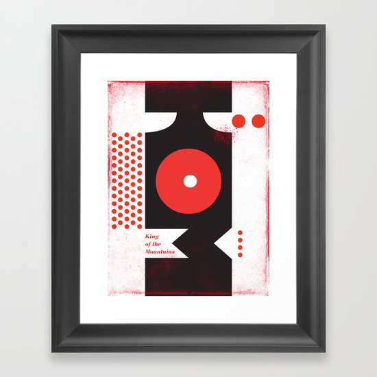 King of the Mountains, Abstract 1 Framed Art Print