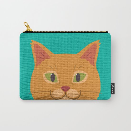 Peeking Cat Carry-All Pouch