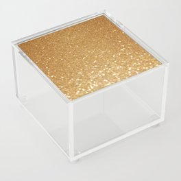 gold glitter Acrylic Box
