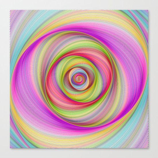 Magnetic storm Canvas Print