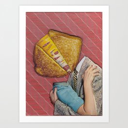 Grilled Cheese Love No. 28 Art Print