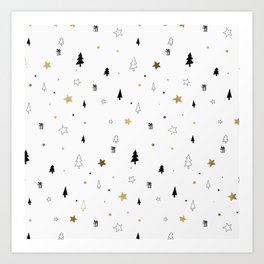 Christmas Pattern Art Print
